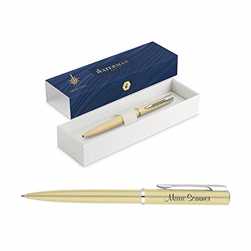 Bolígrafo Waterman Allure personalizado: tinta azul y punta media para hombres y mujeres