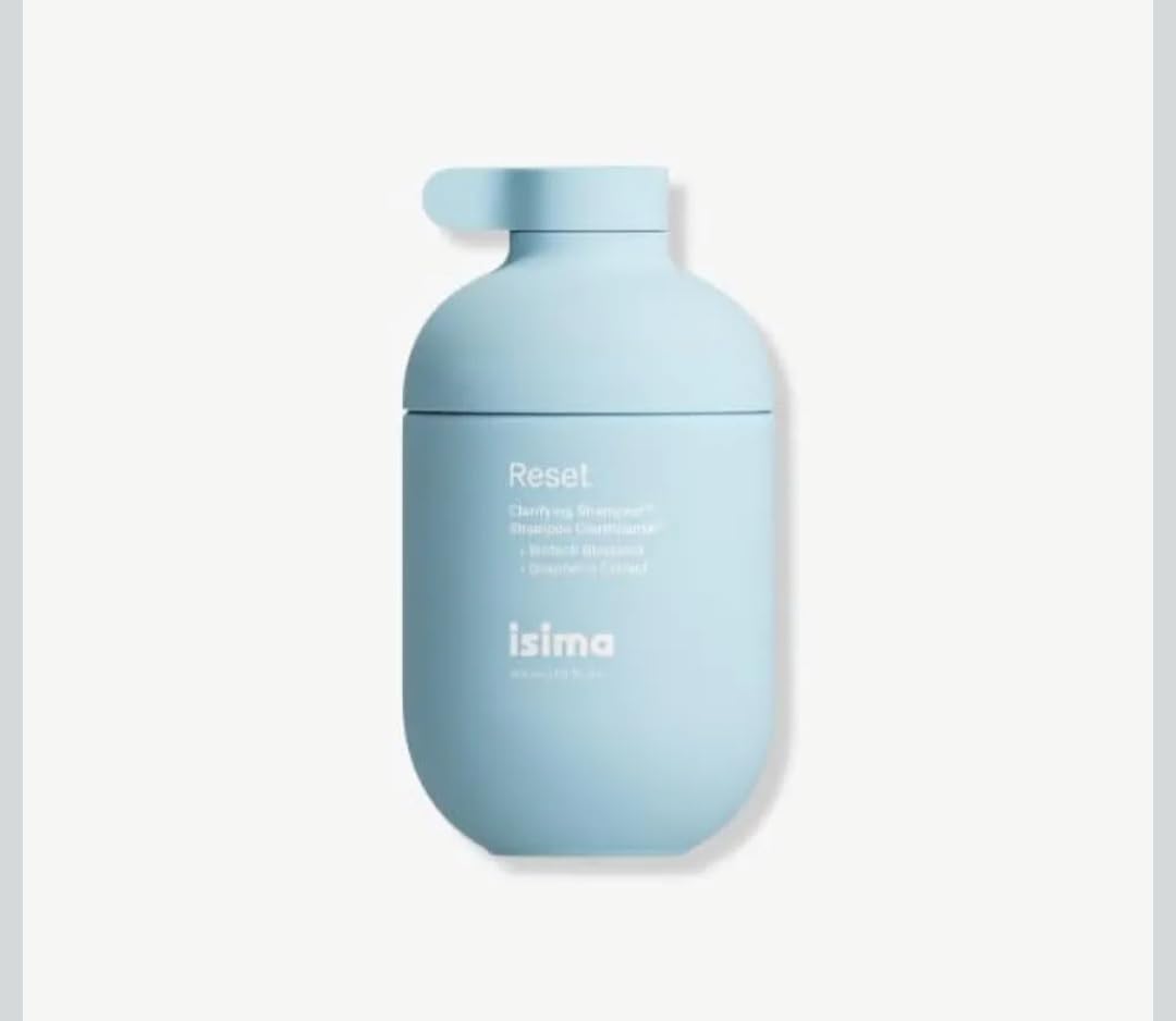 Isima Reset Clarifying Shampoo, Color-Safe Silicone-Free Formula, Removes Buildup, Soothes Scalp, for All Hair Types