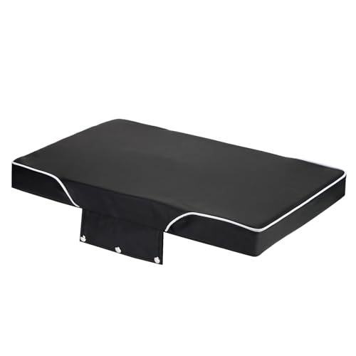 TeBaisea YETI Seat Cushion for Coolers (Snap-on Fitting) Made of PU Leather Waterproof and UV-Resistant (Black YETI 65)