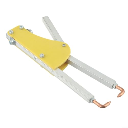 Fauhapyway Alicates de soldadura de durabilidad, soldador por puntos eléctrico de 123 mm, aislamiento y resistencia a altas temperaturas, presión ajustable y pinzas de soldadura por puntos de fácil