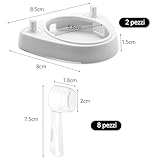 Zoom IMG-1 porta spazzolino elettrico 2 pezzi Zoom IMG-1 porta spazzolino elettrico 2 pezzi