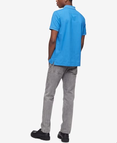 Calvin Klein Men's Relaxed Fit Crewneck T-Shirt, Vallarta Blue, Small #TOP1