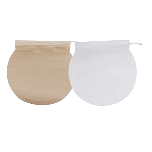 Fityle sacos para coador de chá, 400 peças, sacos para café e chá, ervas, infusor de folhas soltas c