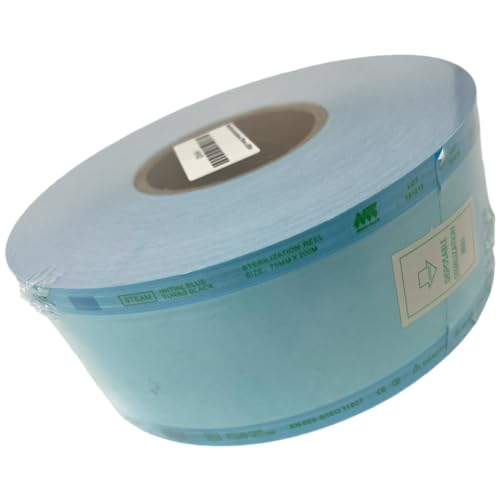 INKgrafiX® Tribal Jewelry – Rollo estéril para autoclave 200 m – Bolsa de esterilización con indicador para autokav – IG67739 – Higiene esterilización bolsa esterilización tatuaje accesorios
