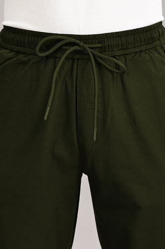 Image of FYLTR Men's Taper Fit Stretch Cotton Joggers with Elasticated Waistband & Drawstrings