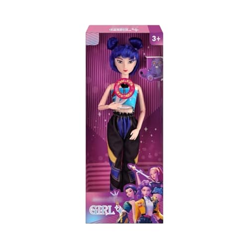 Muñecas Rumi-Mira-Zoey, Juego de Figuras Articuladas con Ropa y A...