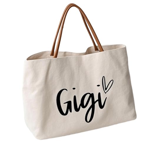 Mluiov Grandma Gifts Mothers Day Gifts Canvas Tote Bag Gigi