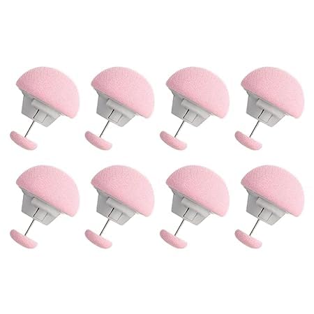 Blanket Clips, Duvet Cover Holding Clips, Reusable Fixing Buckle Non-Slip Quilt Holder, Quil Cover Clip for Fixing Curtain Socks Mattress (Pink) 8-image-19