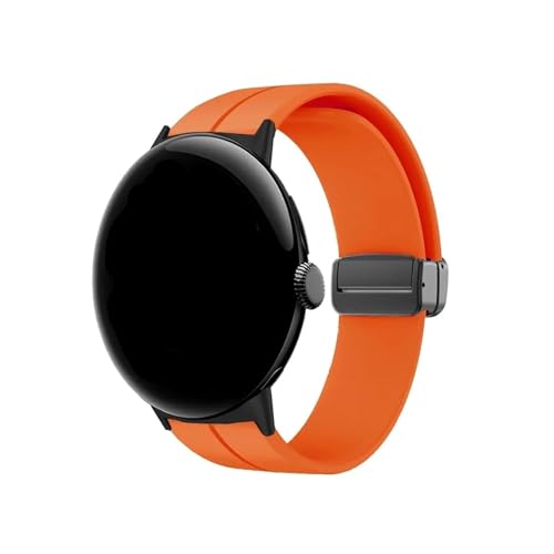 [LOKLNEYK] �X�|�[�c�V���R���x���g�ɓK������Google Pixel Watch 2 3 41mm 45mm�����p�[�c(Black orange,For Pixel watch 2 3 41mm)