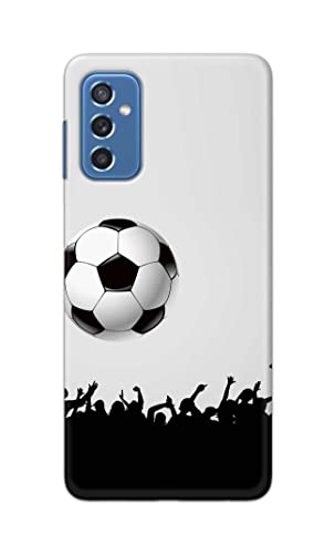 Image of Printed Hard Back Cover Case for Samsung Galaxy M52 5G Back Cover (Football Icon) -1302