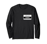Photo Gallery divertente tag nome ciao sono un genius joke nome tag genius maglia a manica Photo Gallery divertente tag nome ciao sono un genius joke nome tag genius maglia a manica