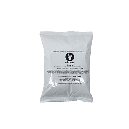 Caffé Crème - GinCrème - Café amargo con ginseng - bolsa de 500 g