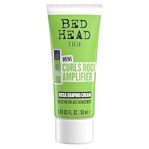 TIGI Bed Head Curls Rock Amplifier Travel Mini Curl Shaping and Defining Cream with Anti Frizz Protection for Beautifully Enhanced Curls and Waves, 1.69 fl oz