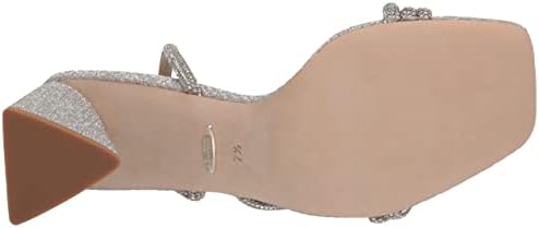 Badgley Mischka Women's Freedom Heeled Sandal, Silver, 7.5 | Image 3