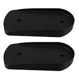 JOINPAYA 2 Stück Kunststoff Fitness Pedale Schwarz Ersatzteile für Stepper Rudergerät und Ellipsentrainer Rutschfeste Trainingsplattform für Heim Workout