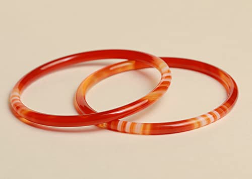 Image of Natural Agate Bracelet Bangle With Gift Box Free