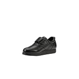 Drew Men's Navigator II Comfortable Therapeutic Leather Casual Shoe with Added Depth Black 9 W US