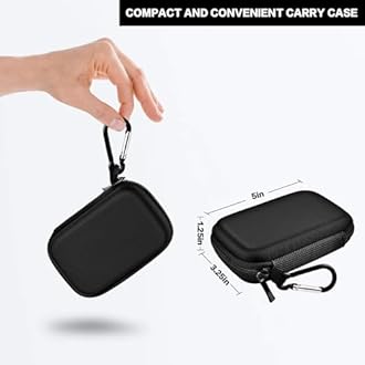 Hard Case Compatible with SanDisk 500GB/ 1TB/ 2TB/ 4TB Extreme Portable SSD - Up to 1050MB/s - USB-C, USB 3.2 Gen 2 - External for Solid State Drive. Carrying Travel Holder for USB Cables (Box Only)