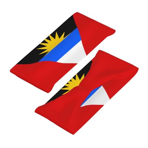 Image of Cute Flag Headbands Women Men Flag Sweatband Sports Headband for Running, Cycling, Yoga Gym, Working Out