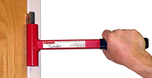 Hinge Tweaker Red Standard Weight Size for .134 Gauge Commercial Door Hinge Adjustment Tool/Hinge Bender - Image 2