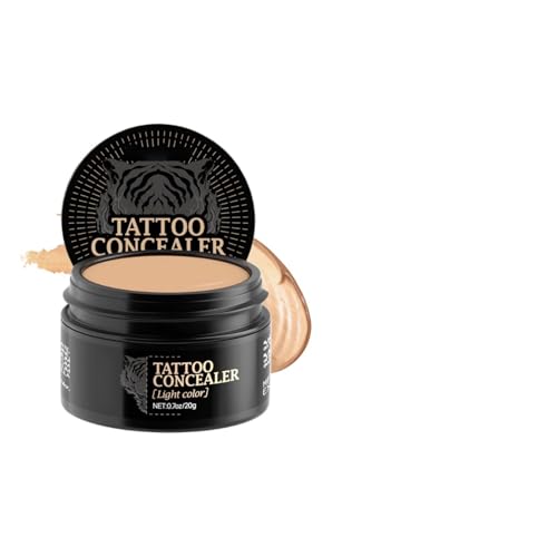 Correcteur Corporel À Couverture Complète 20g, Maquillage Imperméable Pour Tatouage, Cicatrices, Ecchymoses, Vitiligo | Crème De Camouflage Cutanée Longue...