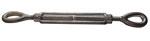 Lexco Cable LCF-66-08 Tensor 1/4x4 Ojo/Ojo HDG (10 piezas/paquete) Aplicaciones ligeras, deportes, marino, construcción, aviación miniatura 1