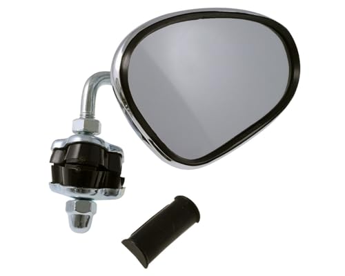 2EXTREME rétroviseur gauche avec fixation compatible pour Vespa Lambretta, Schwalbe, Chrom