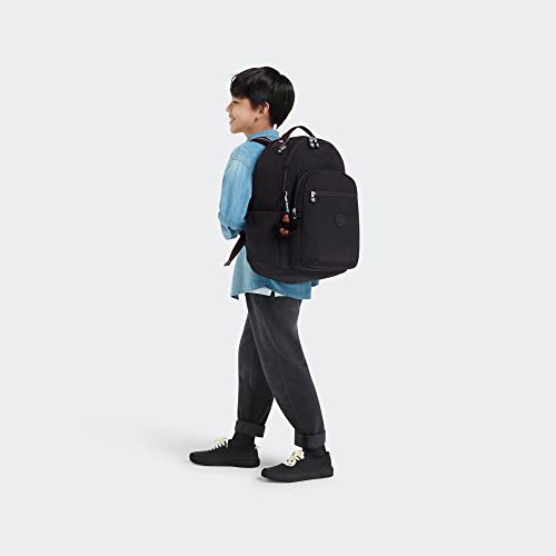 Image of Kipling Women's Seoul 15 inch Laptop Backpack, Durable, Roomy with Padded Shoulder Straps, Built-In Protective Sleeve
