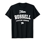 Team Russell Lifetime Member Funny Name Russell T-Shirt
