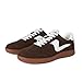 Tigeridea Sneakers for Women Business Casual Brown Chocolate Tennis Shoes Comfortable Lace up Slip on Women's Fashion Sneakers Size 8.5