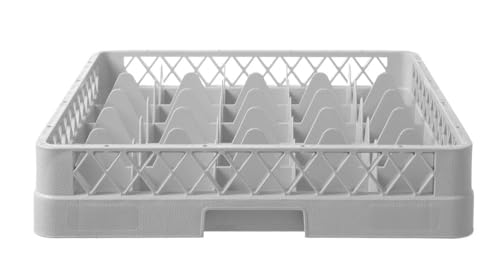 Cesta HENDI de 25 divisiones y 500x500 mm para evitar la rotura de vasos en el lavado