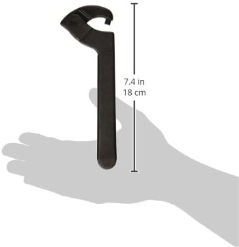 Miniatura 2 de Wright Tool 9643 Llave inglesa ajustable con acabado industrial negro, rango de capacidad de 1-14" a 3"