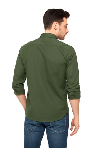 Image of Arvest Men?s Cotton Regular Fit Full Sleeve Shirt Combo Soft Breathable Fabric with Button-Down Collar and Chest Pocket Suitable for Office and Outfits