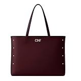 Bolsa Sacola Feminina Grande De Ombro Universitária Reforçada (Bordô)