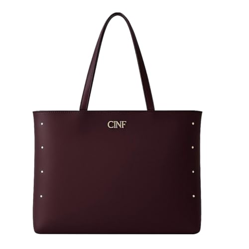 Bolsa Sacola Feminina Grande De Ombro Universitária Reforçada (Bordô)