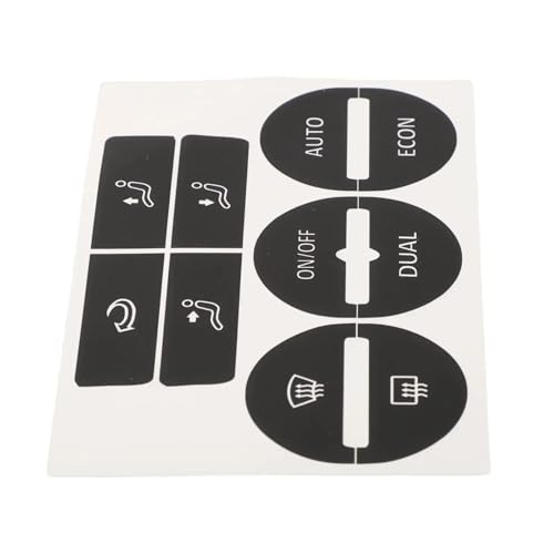 Stickers pour bouton de lève-vitre de Golf Mk5 et climatisation de voiture usée