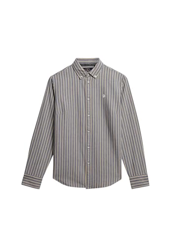 Superdry Slim Oxford Bd Long Sleeve Shirt XL