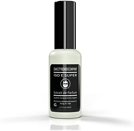 Oak City Beard Company Iso E Super - Molecule 01 (Type) - (1.7oz-50ml) - Extrait de Parfum - Woody - Cedarwood - Velvety - Amber - Subtle