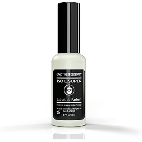 Oak City Beard Company Iso E Super - Molecule 01 (Type) - (1.7oz-50ml) - Extrait de Parfum - Woody - Cedarwood - Velvety - Amber - Subtle
