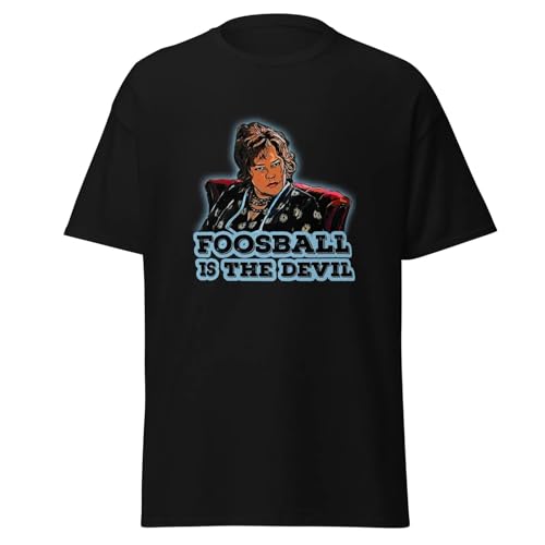 fxdszaszzdx Waterboy Movie Tee Foosball is The Devil Shirt Black XL