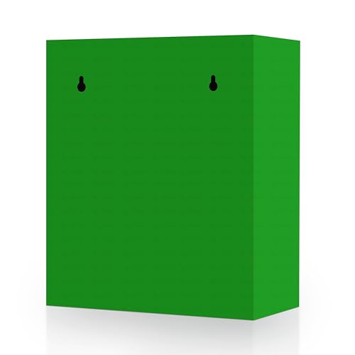 Image of OTICA First Aid Box Emergency Medical Kit for Medicine Storage Multi Compartment First Aid Kit Box for Home, School, Office with Key Lock, Big Size, Wall Mount (Full Green)