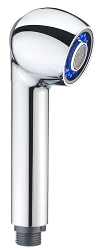 Cornat Umschaltbrause 1/2 Zoll AG - Chrom - Nach Geräuschklassen geprüfter Luftsprudler - Normal- & Brausestrahl - Herausziehbar / Brausekopf / Handbrause für Waschbecken / Geschirrbrause / AE70301