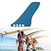 Aosekaa Surfboard Fin Accessories Wear Resistant Professional Easy to Install and Remove Removable Surfing Paddleboard Center Fin, Blue