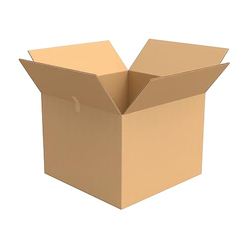 Image of BonKaso 3 Ply Corrugated Boxes for Packaging | 15 inchx11 inchx9 inch (Pack of 25) | Brown Cardboard Packing Boxes for Shipping, Moving & Storage | Large Carton Boxes for Courier & Goods Transportation