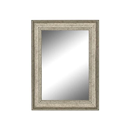 Hitchcock Butterfield 38.75" X 38.75" Square Bolshoi Distressed Traditional Vintage Gold Bathroom Mirror, Vanity Mirror, Wall Mirror, Accent Mirror, Decorative Mirror #TOP4