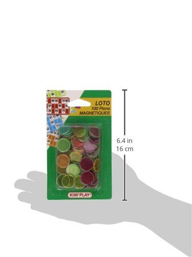 Image secondaire de Kim'Play - Grands Classiques - 100 Pions Marque Loto Magnetiques