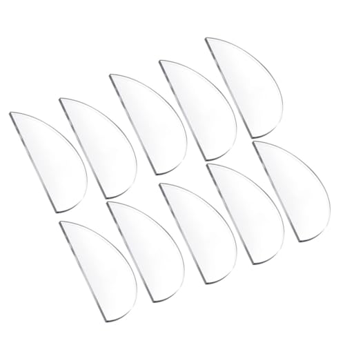 Alipis 10pezzi Segnaposto Acrilico Semicircolari Per Matrimonio Cartellini Scrivibili Per e Decorazioni Per e Cerimonie