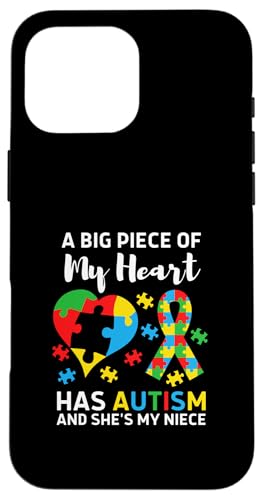 Big Piece Of My Heart Has Autism  ӎ f  X}zP[X iPhone 16 Pro Max p