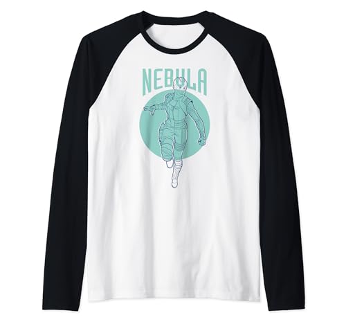 T-shirt Marvel Avengers Endgame Nebula style baseball avec manches trois-quarts