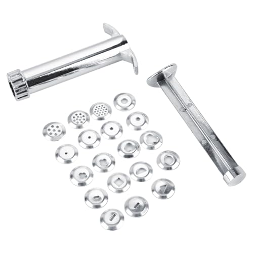 Smandy Clay Extruder Gun, Zink -Legierungs -Handwerkswerkzeug mit 19 Scheiben für Präzise Tonforming und Gebäckdekoration, Ideal für Künstler und Hobbyisten